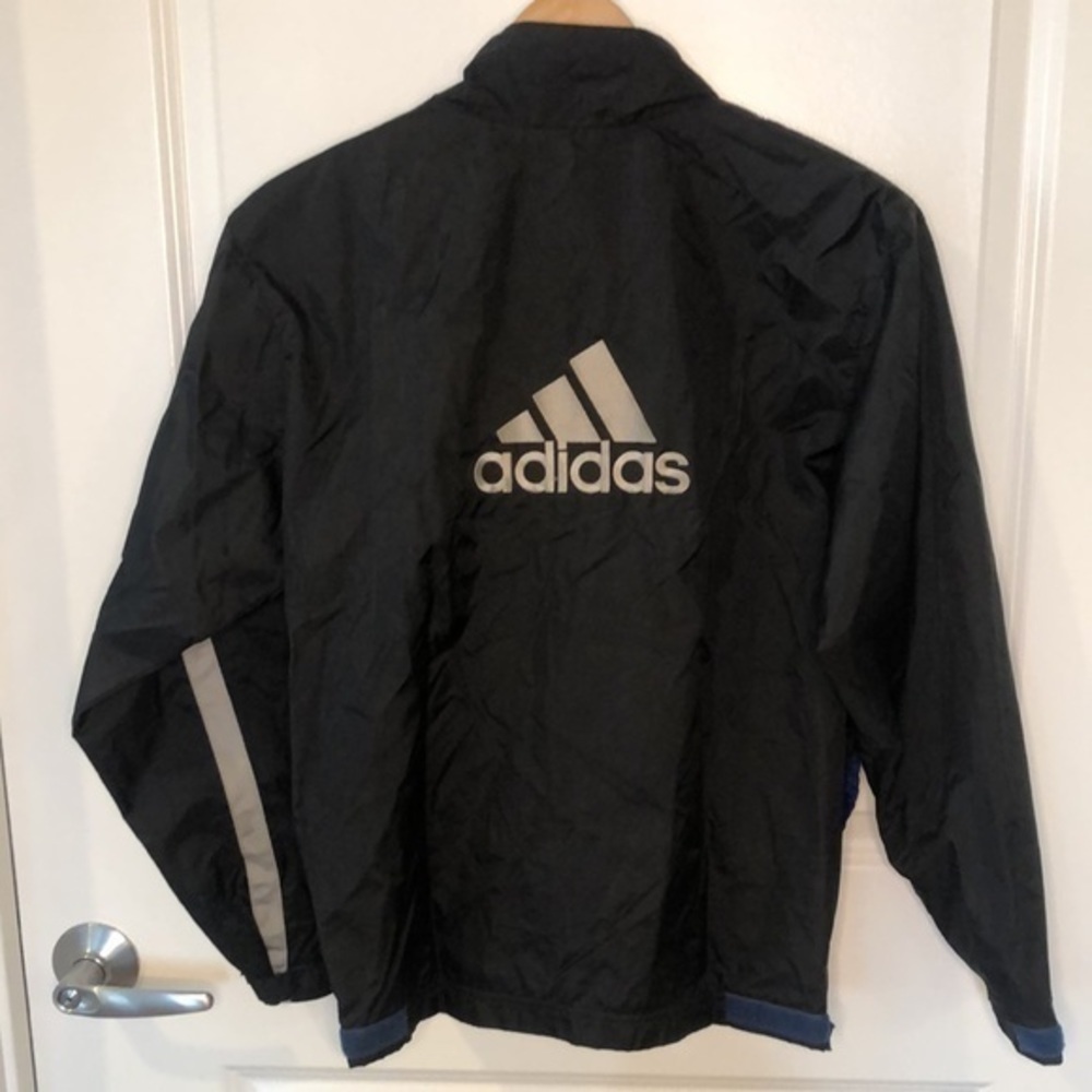 ADIDAS | Adidas Logo Windbreaker Active Jacket - Size Large - Picture 2 of 9